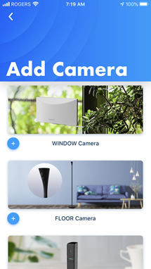 Add camera page