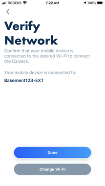 Verify network page