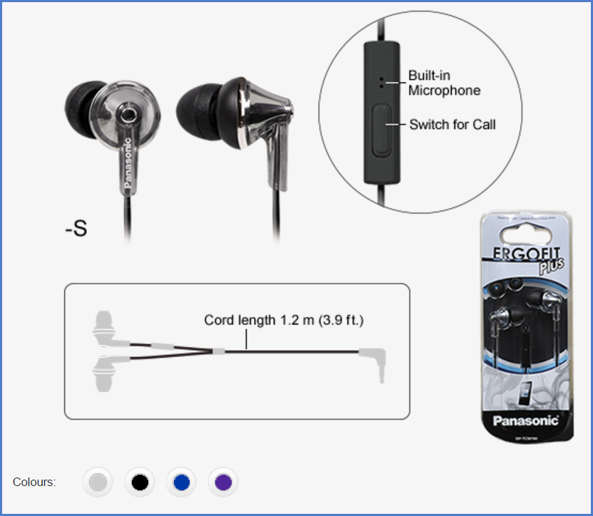 Earbuds model RP-TCM190