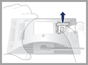 Lock lever is located at the back of the camera.