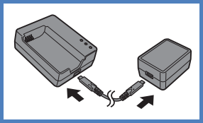  Battery DMW-BLJ31 shown in diagram with it's respective charger (DMW-BTC14)