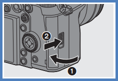 Image shows closing and locking the door