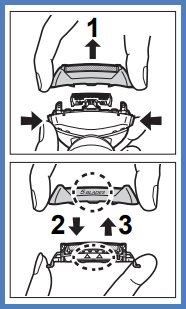 Image shows steos 1 to 3 as mentioned above