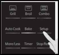 image of setup button