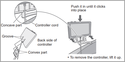 controller removal and cord