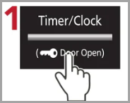 TimerClockDoorOpenButton